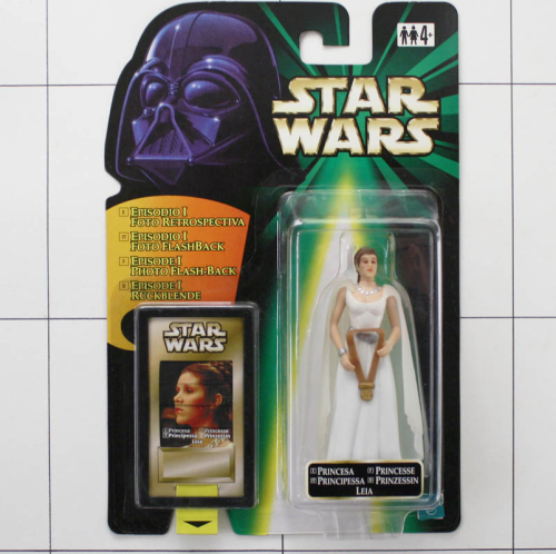 Pricess Leia, Flashback, Star Wars, Power of the Force, Hasbro