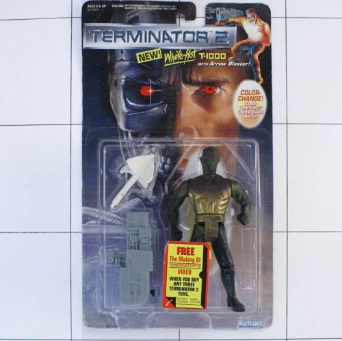 White-Hot T-1000, Terminator 2, Actionfigur Kenner
