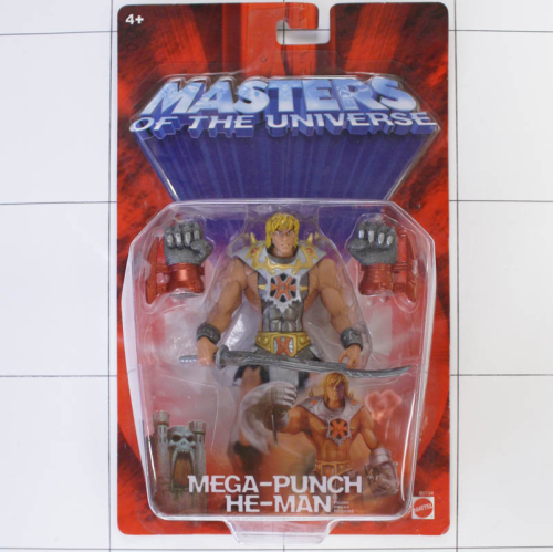 He-Man, Mega Punch, Masters of the Universe, Mattel