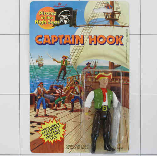 Captain Hook, Pirates of the high seas, Imperial, Actionfigur