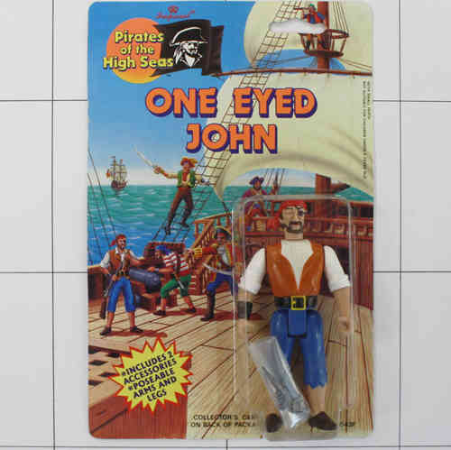 One Eyed John, Pirates of the high seas, Imperial, Actionfigur