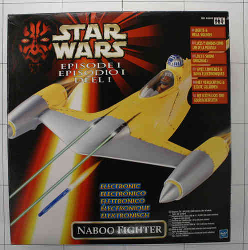 Naboo Fighter, Electronic, Star Wars, Episode 1, Hasbro