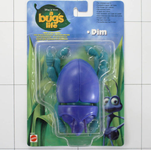 Dim, A Bug`s Life, Krabbeln, Disney, Mattel