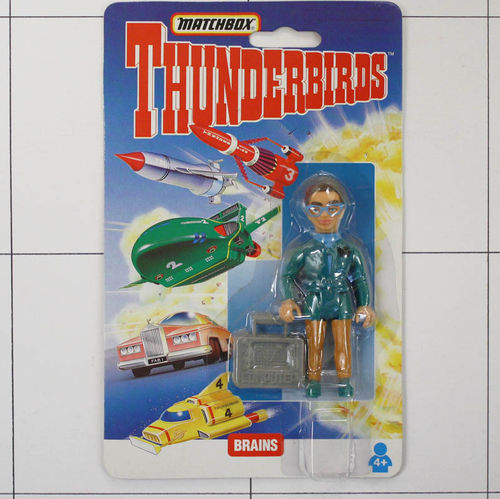 Brains, Thunderbirds, Actionfigur, Matchbox