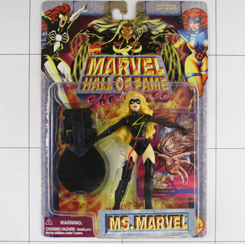 Ms Marvel Black, She Force, Marvel Hall of Fame, Toy Biz