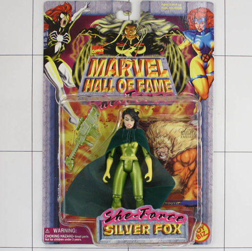 Silver Fox, She Force, Marvel Hall of Fame, Toy Biz