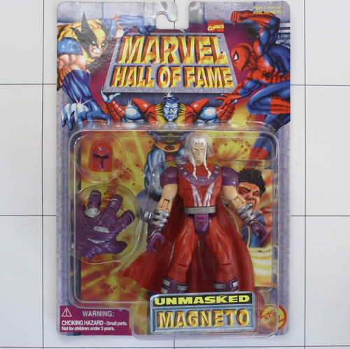 Magneto, unmasked, Marvel Hall of Fame, ToyBiz, Actionfigur
