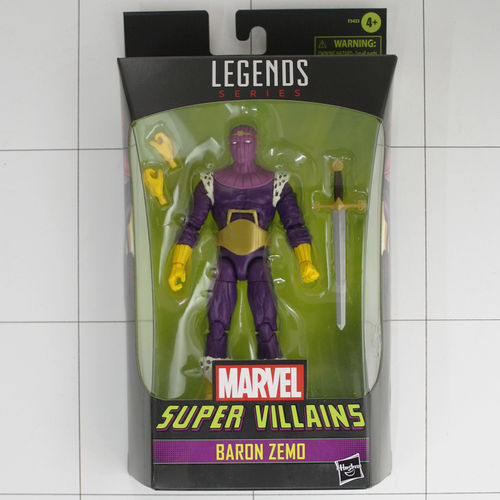 Baron Zemo, Legends Series, Marvel Super Villains, Hasbro