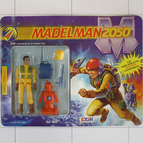 Zan, Madelman 2050, Exin, Actionfigur