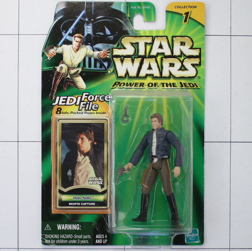 Han Solo, Bespin, Star Wars, Power of the Jedi, Hasbro