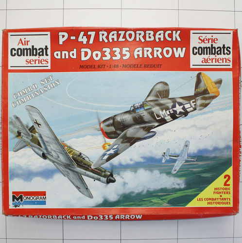 P-47 Razorback and Do 335, Monogram 1:48