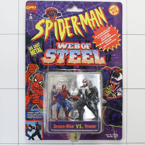 Spider-Man vs Venom, Toy Biz, Die Cast Metal