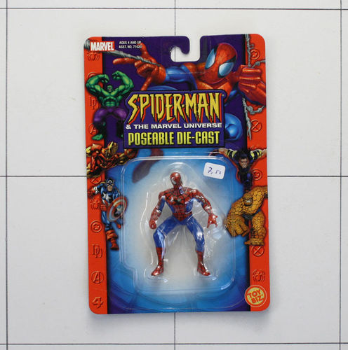 Spider-Man, Toy Biz, Poseable Die Cast Metal
