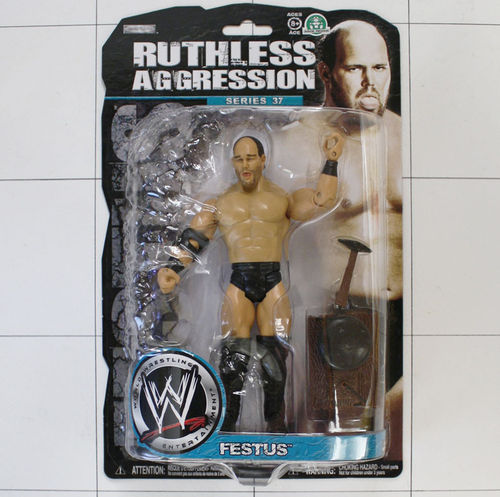 Festus, WWF, Ruthless Aggression, Jakks Pacific, Actionfigur