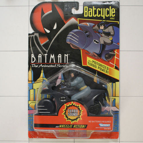 Batcycle, Batman Animated, Kenner, Actionfigur