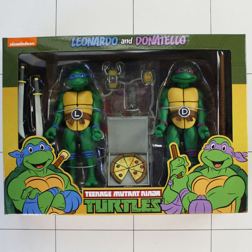 Set Leonardo and Donatello, TMN Turtles, Neca