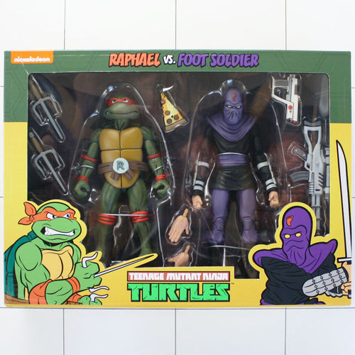 Raphael vs. Foot Soldier, TMN Turtles, Neca