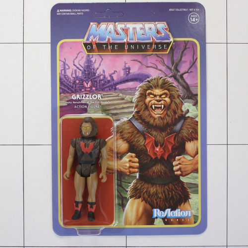 Grizzlor, Masters of the Universe, ReAction, Super7
