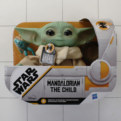 Baby Yoda, Talking, Mandalorian, Star Wars, Hasbro