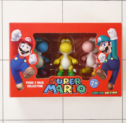 Yoshi, 3 Pack, Super Mario, Nintendo, Sammelfigur