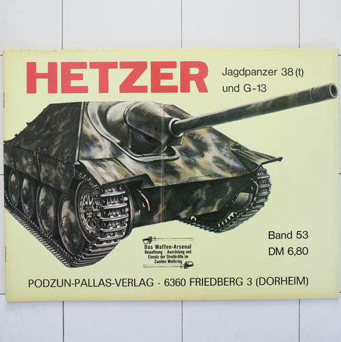 Hetzer, Jagdpanzer 38, Waffen-Arsenal