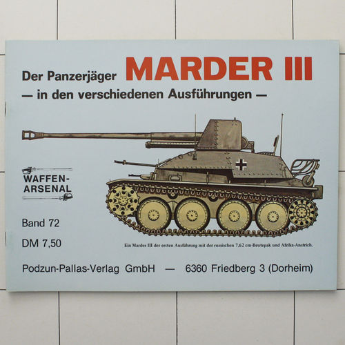 Marder III, Waffen-Arsenal