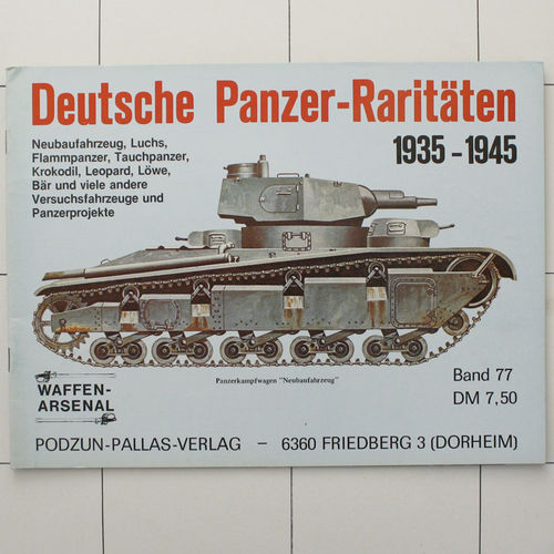 Panzer-Raritäten, Waffen-Arsenal