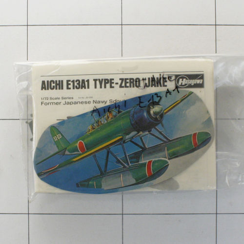 Aichi E13A1 Type Zero (Jake), Hasegawa 1:72