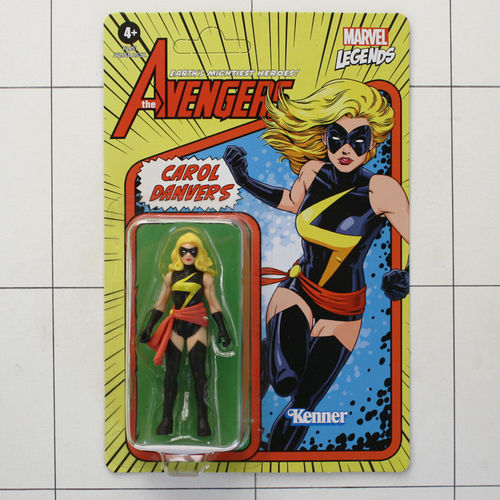 Carol Danvers, Marvel Legends, Hasbro (Kenner), Actionfigur