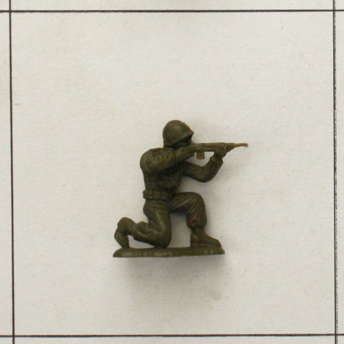 Soldat kniend mit G3- im Anschlag, oliv, Infanterie Serie 2, Heinerle