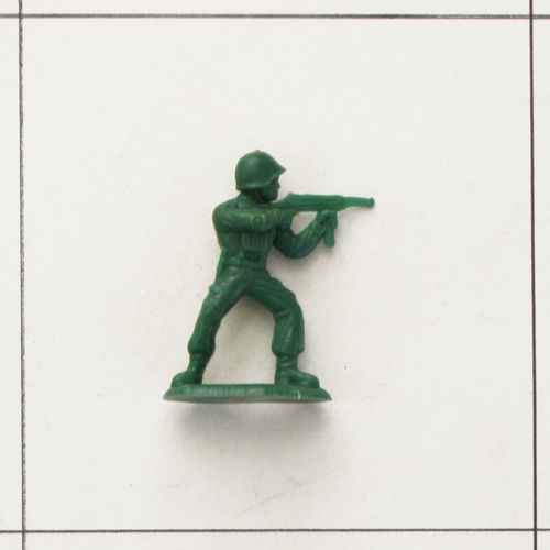Soldat, stehend MP im Anschlag, grün, Infanterie Serie 2, Heinerle