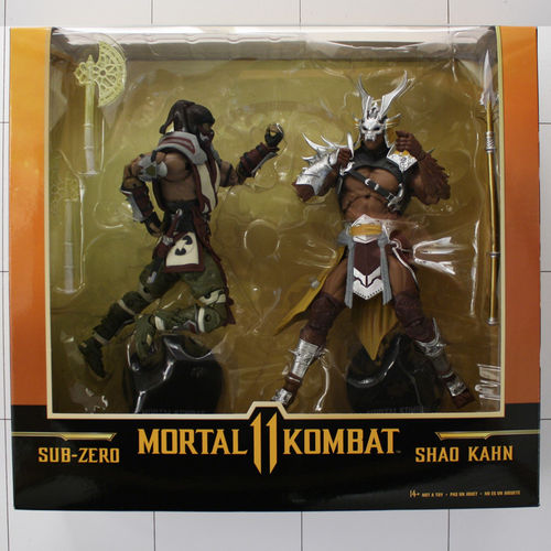 Sub-Zero and Shao Kahn, Mortal Kombat 11, McFarlane, Videospiel-Klassiker-Figur