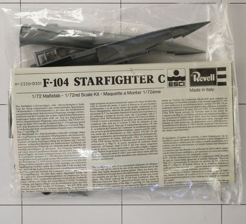 Lockheed F-104 C, Starfighter, Esci 1:72