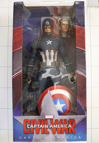 Captain America, Civil War, Marvel, 1/4, Neca, Reel Toys
