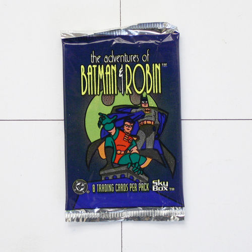 Batman & Robin, Collector Cards, 1995, Booster mit 8 Karten