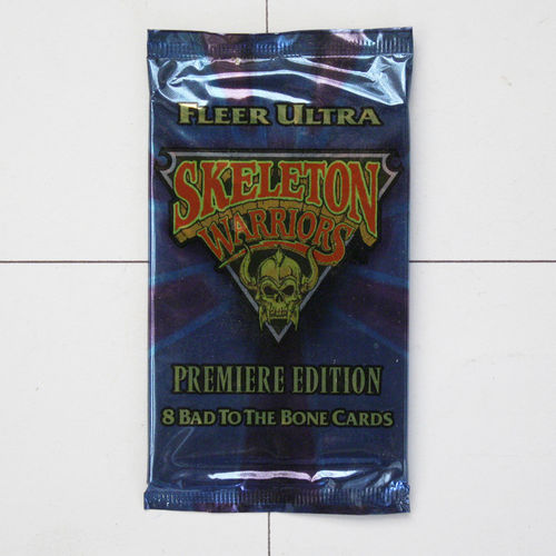 Skeleton Warriors, Collector Cards, 1995, Booster mit 8 Karten