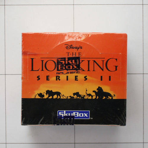 Lion King II, Trading Cards, Umkarton mit 36 Boostern