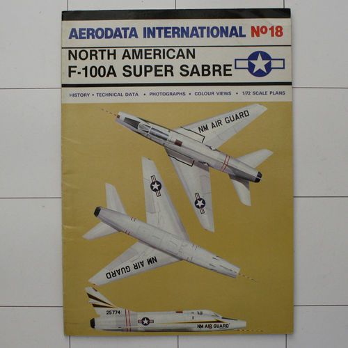 F-100A Super Sabre, Aerodata 1982