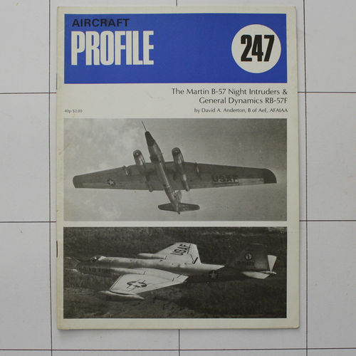 Martin B-57, RB-57F, Profile Aircraft