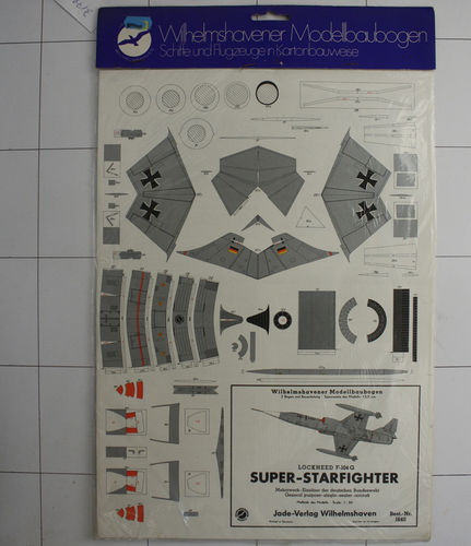 Super Starfighter, Wilhelmshavener Modellbaubogen