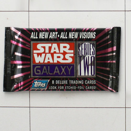 Star Wars Galaxy Serie 2, Collector Cards, 1994, Booster mit 8 Karten