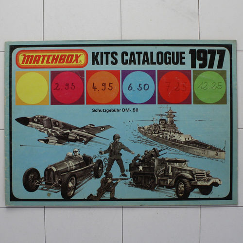 Matchbox Modellbau-Katalog 1977