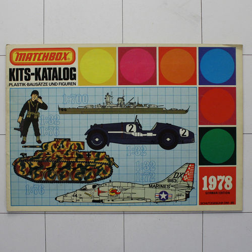 Matchbox Modellbau-Katalog 1978