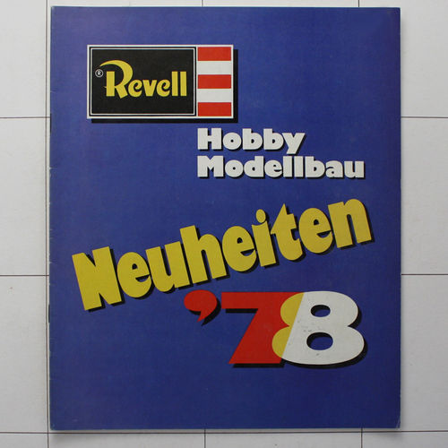 Revell-Katalog 1978 Neuheiten, Modellbausätze