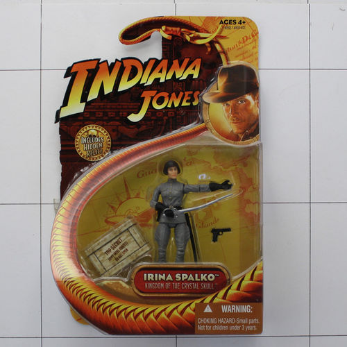 Irina Spalko, Indiana Jones, Kingdom Crystal Skull, Hasbro, Actionfigur