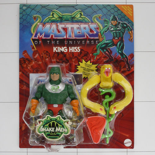 King Hiss, Snake Men, MOTU, Mattel 2022, Actionfigur