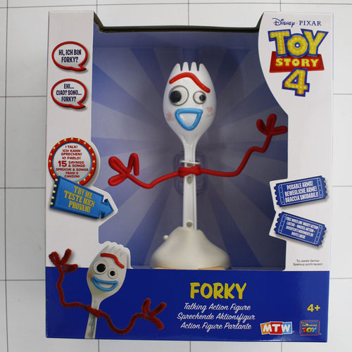 Forky, Toy Story 4, Disney, Thinkway, Talking Actionfigur