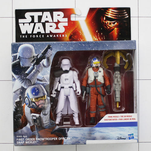 Snowtrooper Officer & Snap Wexley, the Force Awakens, Star Wars, Hasbro