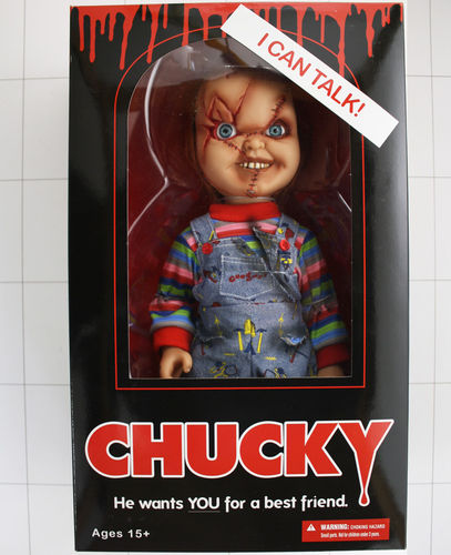 Chucky, Talking, 15 Zoll, Actionfigur,  Mezco