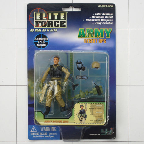 Assault Recon, Army Desert Ops, Elite Force, 1:18, Blue Box, Revell